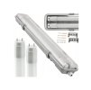 Hermetické svítidlo 120cm + 2x LED trubice neutrální bílá