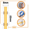 LED pásek COB Neon 12V - 480D - 9W/m - IP20 - 1m - 990lm - studená barva