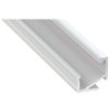 49423 led profil lumines typ h bily lakovany 1m