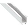 49603 led profil lumines typ w bily lakovany 1m