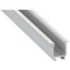 49639 led profil lumines typ w surovy 1m