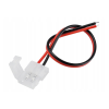Mono klip konektor LED pásku - 8mm 2pin kabel