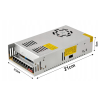 LED modulární zdroj 12V - 400W - 33,33A - IP20