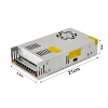 LED modulární zdroj 12V - 600W - 50A - IP20