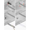 52300 12 led hlinikovy profil 2m zapusteny sada