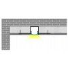 52300 3 led hlinikovy profil 2m zapusteny sada