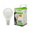 52393 led zarovka e14 g45 3w 270lm tepla bila