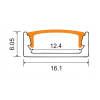 24429 1 52399 1 led profil hlinikovy povrchovy 2m cerny set