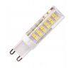 52447 3 led zarovka g9 7w 630lm studena bila