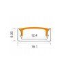 52459 1 prisazeny led profil cerny cerne stinidlo 1m