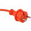 52570 2 prodluzovaci kabel 230v 10m oranzovy 2x1mm2 13a 2000w