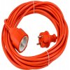 Prodlužovací kabel 230V 15M oranžový 2x1mm2 13A 2000W