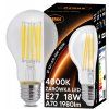 52681 led zarovka s vlaknem e27 18w neutralni bila