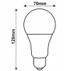 24735 4 52684 4 led zarovka s vklaknem e27 18w tepla bila