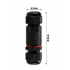 24582 4 52783 4 hermeticka krabice s konektorem csj 3x1 5 8mm 16a ip68