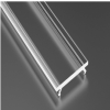 Stínidlo pro LED profil LUMINES BASIC V2 transparentní 2,02 m