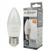 53284 led zarovka e27 7w c37 4000k 700lm neutralni bila