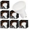 Sada 6x GU10 10W LED žárovek - teplá bílá