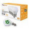 SADA 6x LED žárovka E14 G45 10W 830lm - teplá bílá