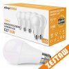 SADA 10x LED žárovka E27 A60 15W 1200lm 3000K - teplá bílá