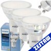 SADA 3x žárovka Philips GU10 4,9W 550lm 112lm/W 3000K EyeComfort CorePro
