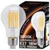 SADA 6x LED žárovka E27 18W 1980lm 3000K - teplá bílá