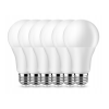 SADA 6x LED žárovka E27 12W - studená bílá