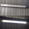 Sada 2 hermetických LED svítidel do fólie 120 cm + 4 trubicových zářivek G13 18W