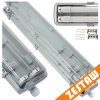 Sada 2 hermetických svítidel 120cm + LED trubice pro dílnu a garáž