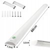 Sada 2 LED lamp 60cm přisazené panelové svítidlo 18W 1800lm denní světlo