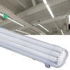 SADA 4 LED garážových lamp, 120cm prémiové hermetické svítidlo + LED trubice