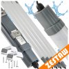 SADA 8x LED garážová lampa 36W 120cm 3000lm hermetická sada svítidel do garáže
