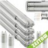 SADA 4x hermetické svítidlo 120cm lampa + CW LED trubice
