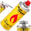 4× plynová kartuše – náplň do vařiče 400 ml, plynový hořák, opalovač