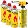 4× plynová kartuše – náplň do vařiče 400 ml, plynový hořák, opalovač