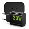 Rychlá síťová nabíječka 20 W + USB-C kabel 100 cm (1 m), napájecí adaptér