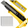 SADA univerzálního nože s odlamovací čepelí Tapeciak 18x100mm + 10x náhradní čepele