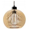 Dřevěná stropní závěsná lampa 1xE27 KULA Luca Vysoce kvalitní