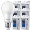 SADA 6 KS LED žárovek PHILIPS E27 10W 1055lm - teplá bílá