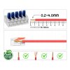 SADA 10x rychlokonektorů 5vodičových 32A 0,2-4mm 4KV 250V rychlokonektorů