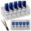 SADA 10x rychlokonektorů 5vodičových 32A 0,2-4mm 4KV 250V rychlokonektorů