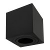 Přisazené halogenové trubicové LED stropní bodové světlo GU10, černé