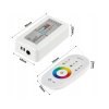 Ovladač LED RGB RGBW dálkové ovládání rádiový ovladač pro LED pásky 18A dotykový RF
