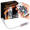Dálkové ovládání pro RGB LED pásky 6A 72W 5-24V 12V Více funkcí Rádiové