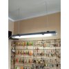 LED sada světel, hermetické svítidlo 120 cm, 36 W, 5760 lm, 4000 K, do garáže, s plechem