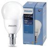 10x LED žárovka PHILIPS E14 7W – studená barva 6500K 230V CorePro