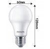 SADA 10 LED žárovek E27 13W PHILIPS 1521lm teplá bílá 2700k A60