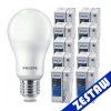 10x LED žárovka PHILIPS E27 8W 806lm neutrální bílá 4000k
