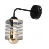 Skleněná nástěnná lampa LED nad zrcadlem E27 LOFT