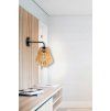55516 2 led nastenne svitidlo 1x e27 loft edison drevene